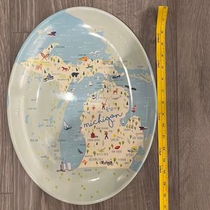 Michigan decorative serving tray and napkins